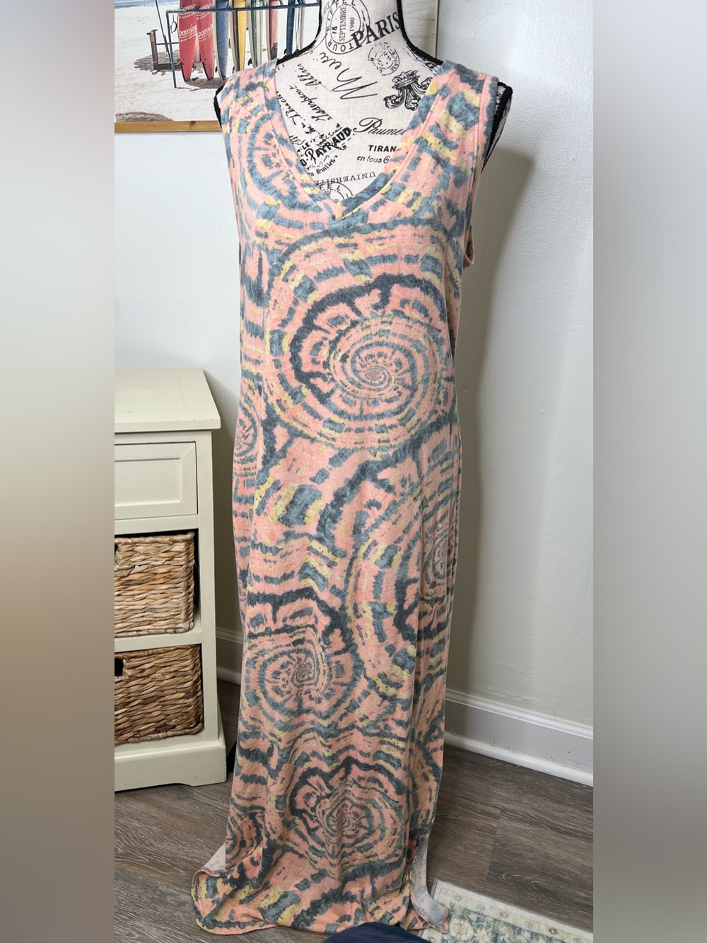 First Love Tie Dye Maxi Dress